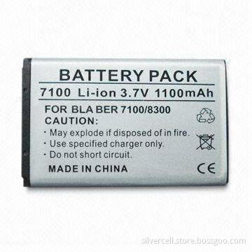 Mobile Phone Battery for BlackBerry 7100, with 1,100mAh Capacity, CE- and RoHS-certified